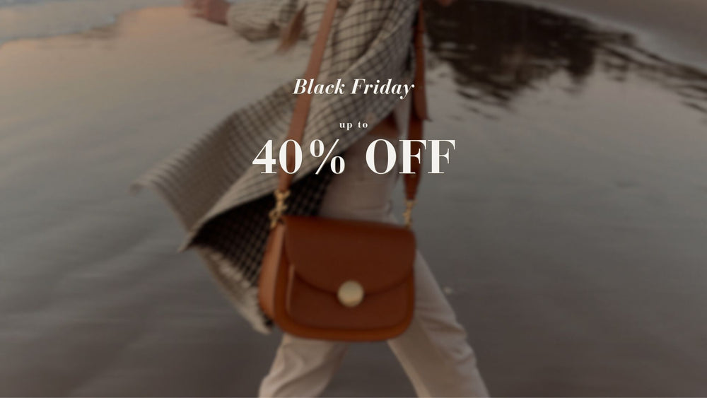 Black Friday Leather Camera Bag for Women