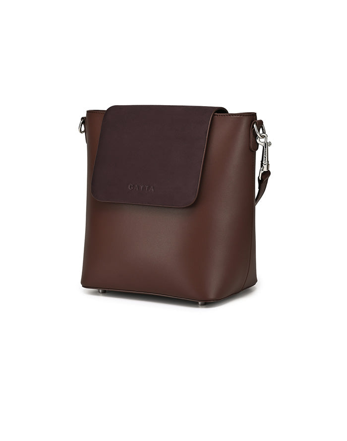 Christie Espresso Vegan Camera Bag For Women – GATTA